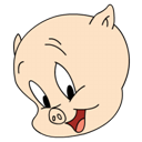 Porky posing icon